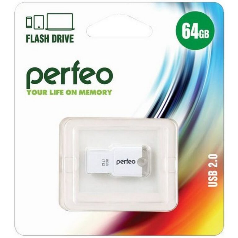 Perfeo USB 64GB M01 White