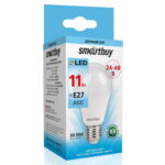 Светодиодная (LED) Лампа Smartbuy-A60_24-48В-11W/4000/E27 (SBL-A60_24-48-11-40K-E27)