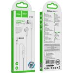 Наушники вакуумные AUX разъём с МК и рег.громкости длина 1.2м Hoco M102 (White)