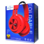 Наушники полноразмерные HOCO W22 bluetooth 4.2 с микрофоном красный (1/20)