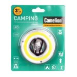 Camelion LED56322 (фонарь, черный, COBLED, 3XААА, пласт, блистер)