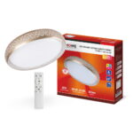 Светильник светодиодный COMFORT HONEY 60Вт 230В 3000-6500K 4800Лм 500х110мм c пультом ДУ IN HOME