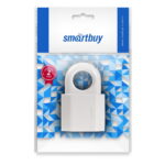 Штепсельное гнездо Smartbuy, под плоскую вилку с кольцом белое 6 А 250В (SBE-2.5-S10-w)