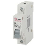 SIMPLE-mod-01 ЭРА SIMPLE Автоматический выключатель 1P 6А (C) 4,5кА ВА 47-29 (12/180/5040)
