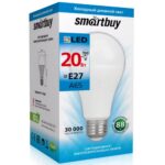 Светодиодная (LED) Лампа Smartbuy-A60-20W/6000/E27 (SBL-A60-20-60K-E27)
