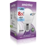 Светодиодная (LED) Лампа Smartbuy-G45-8,5W/6000/E27 (SBL-G45-8_5-60K-E27)