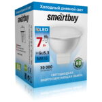 Светодиодная (LED) Лампа Smartbuy-GU5,3-07W/6000 (SBL-GU5_3-07-60K-N)