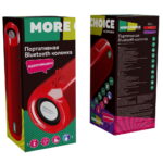 Колонка Bluetooth 5.1 2*5W 1800mAh More Choice BS22 (Red)