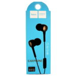 Наушники внутриканальные HOCO M19 с микрофоном черный (1/30/300)