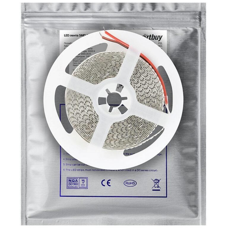 LED лента SMD 2835/240 Smartbuy-IP20-21,6W/6500K 5 м. (SBL-IP20-21-6-6500K)
