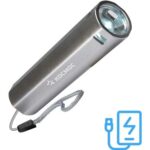 Фонарь ручной КОСМОС (KOS116Lit) аккум/1ВтLED/линза/Li-ion 18650 1200mAh/Power-bank/ABS-пл/USB-шнур