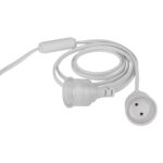 Патрон ЭРА FITO-Holder G13 IP65 mini для ламп FITO до 600 мм 2хG13 с выключателем, вилкой 1.5 м