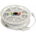 Светодиодная лента ЭРА N5050 72-IP67-220V-20m-RGB многоцветная неоновая