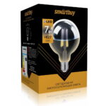 Светодиодная (LED) Лампа ART Smartbuy-G95Хром-7W/3000/E27/40