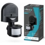 Датчик движения инфракрасный ДД 08Ч 1200Вт 180 гр.12м IP44 черный NEOX