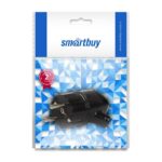 Вилка Smartbuy, с кольцом с заземлением черная 16А 250В (SBE-16-P03-b)
