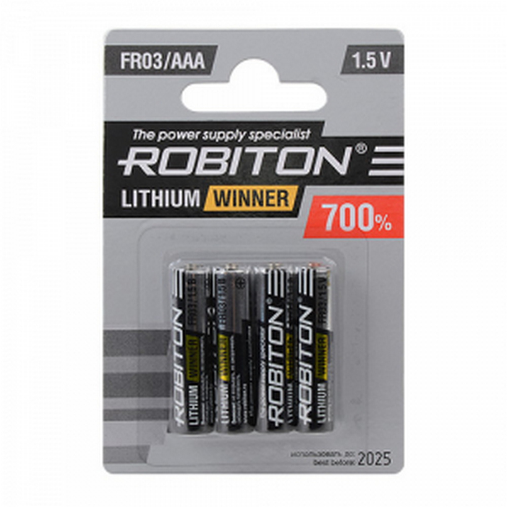 Элемент питания ROBITON WINNER R-FR03-BL4 FR03 BL4 Элемент питания ROBITON WINNER R-FR03-BL4 FR03 BL4
