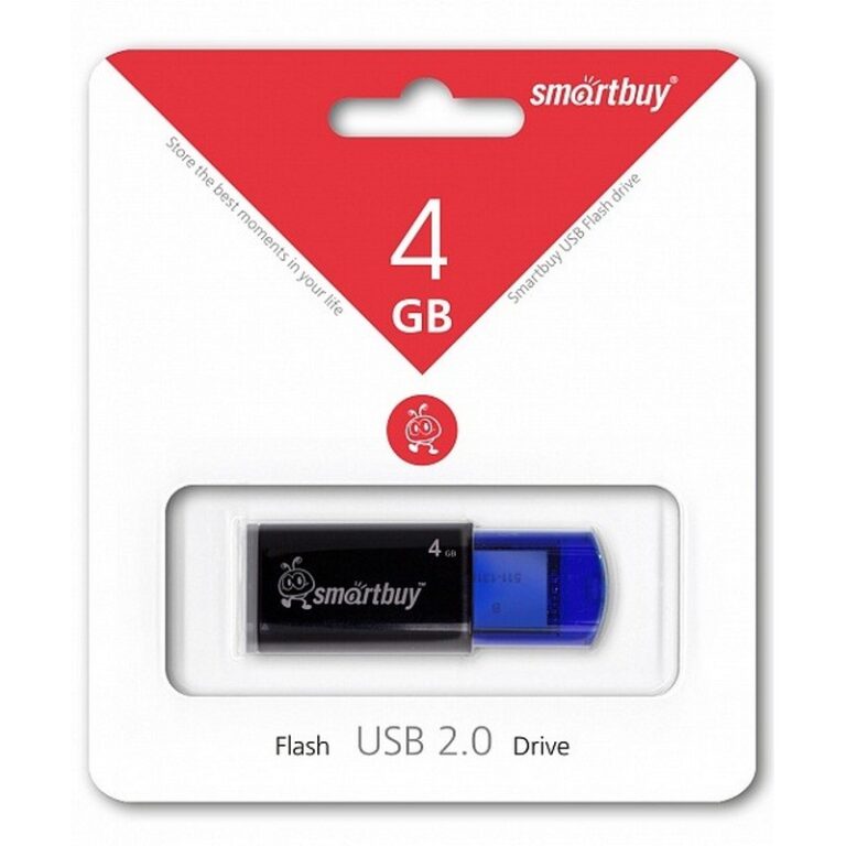 Флеш-накопитель USB 4 GB Smart Вuy Click синий