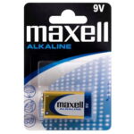 Батарейка Maxell 6LR61 BL1 Alkaline 9V (1/1/60)