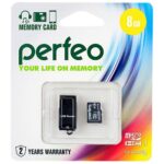 Perfeo microSD 8GB High-Capacity (Class 10) w/o Adapter