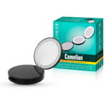 Camelion M216-DL черный  (Зеркало тройное с LED подсветкой, 1х/5х/7х, 4хCR2032)