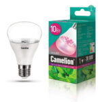 Camelion LED10-PL/BIO/E27 (Эл.лампа светодиодная для растений 10Вт 220В)