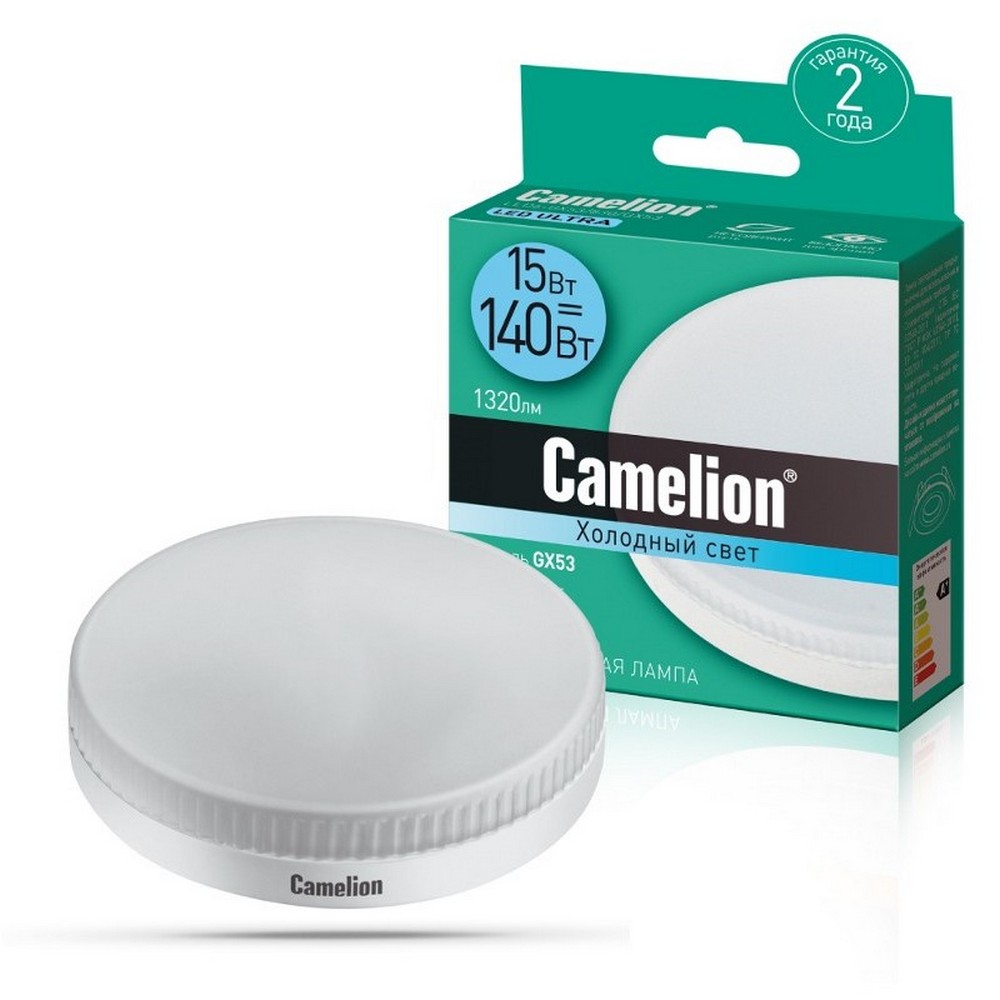 Camelion LED15-GX53/845/GX53 (Эл.лампа светодиодная 15Вт 220В) Camelion LED15-GX53/845/GX53 (Эл.лампа светодиодная 15Вт 220В)