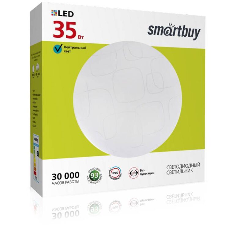 Светодиодный потолочный светильник (LED) Smartbuy35W Cube (SBL-Cube-35-W-6K)