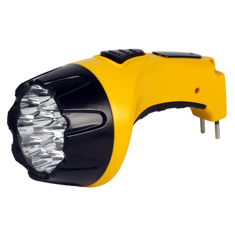 Аккумуляторный светодиодный фонарь 15 LED с прямой зарядкой Smartbuy, желтый (SBF-85-Y)/50 Аккумуляторный светодиодный фонарь 15 LED с прямой зарядкой Smartbuy, желтый (SBF-85-Y)/50