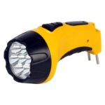 Аккумуляторный светодиодный фонарь 7 LED с прямой зарядкой Smartbuy, желтый (SBF-86-Y)/60
