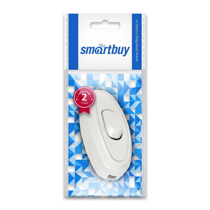 Выключатель Smartbuy, проходной белый 6А 250В (SBE-06-S04-w) Выключатель Smartbuy, проходной белый 6А 250В (SBE-06-S04-w)