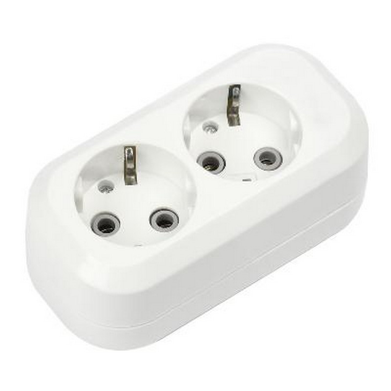 Колодка Smartbuy, 2 гнезда 16А/3,5кВт c заземлением (SBE-16-2-00-Z) Колодка Smartbuy, 2 гнезда 16А/3,5кВт c заземлением (SBE-16-2-00-Z)