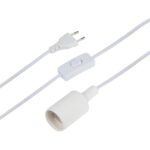 Светильник для растений ЭРА FITO-Holder E27 1.5 м с проводом и выключателем для фитоламп с цоколем Е27