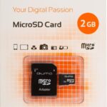 Карта памяти QUMO Micro SD 2Gb+adapt
