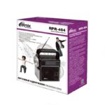 Радиоприёмник RITMIX RPR404, черный. Портативный радиоприёмник, работающий на диапазонах FM, AM, SW1, SW2. Устройство поддерживает запись аудио с двух источников: с радио и со встроенного микрофона (функция диктофона). Имеет собственный mp3-плеер, по