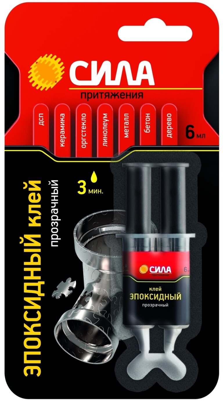 Эпоксидный клей СИЛА  SEBL1-6 6 мл в шприце