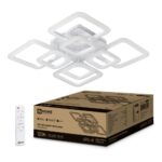 Светильник светодиодный ELEGANT ARIS-120W 120Вт 230В 3000-4000-6500K 8400Лм 590х590х130мм c пультом