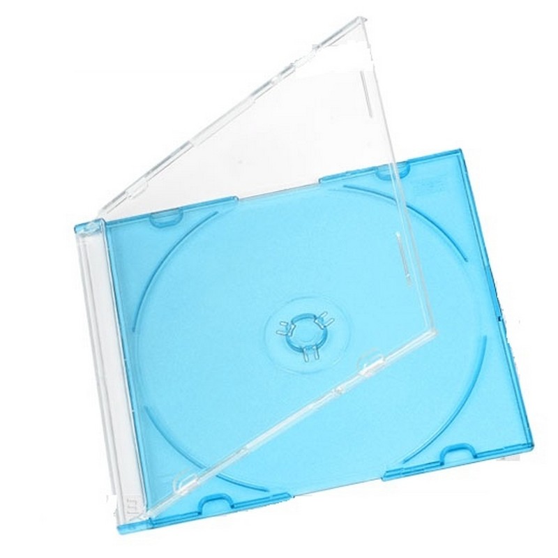 Футляр для 1CD 5 мм Slim (голубой) (200) Футляр для 1CD 5 мм Slim (голубой) (200)