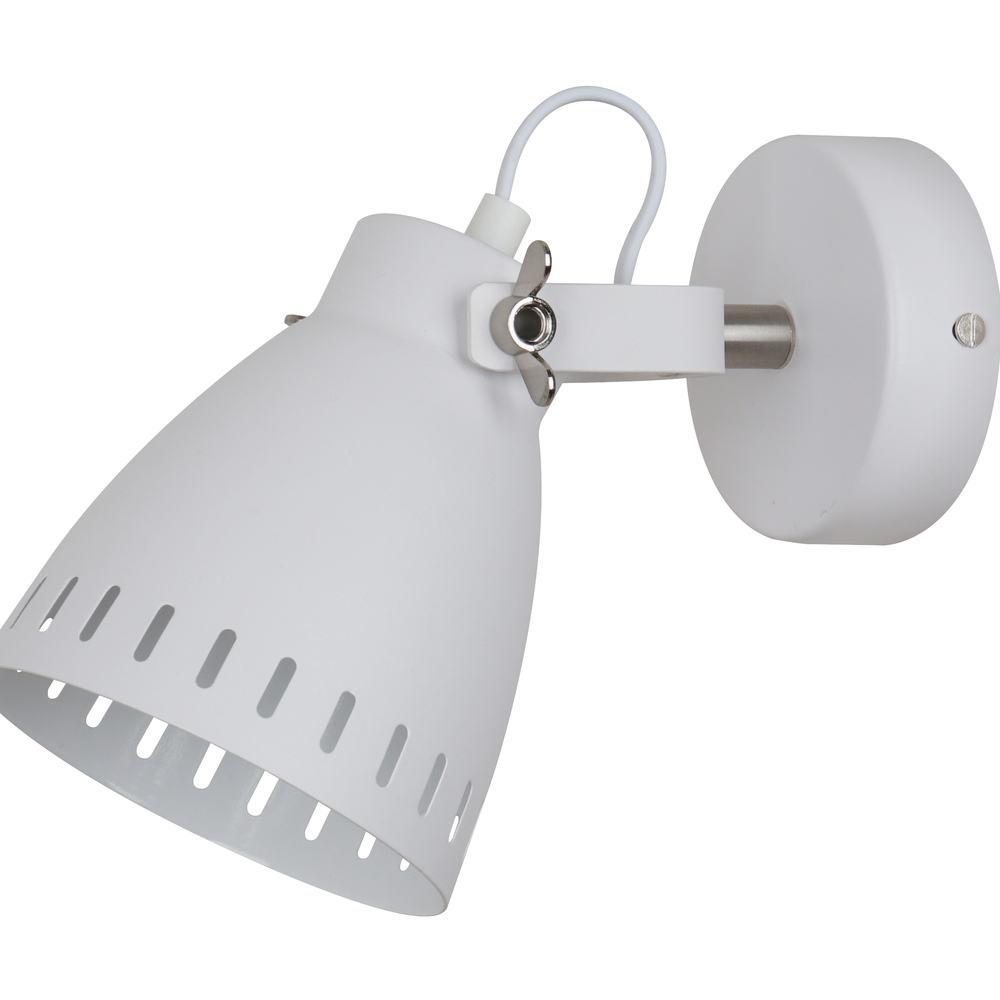 Camelion WML-428-1 С01 белый (Светильник настенный New York,1х E27, 40Вт, 230В, металл) Camelion WML-428-1 С01 белый (Светильник настенный New York,1х E27, 40Вт, 230В, металл)