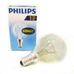 Лампа накаливания Philips Р45 60W E14 230V шарик Cl