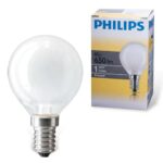 Лампа накаливания Philips Р45 60W E14 230V шарик Fr