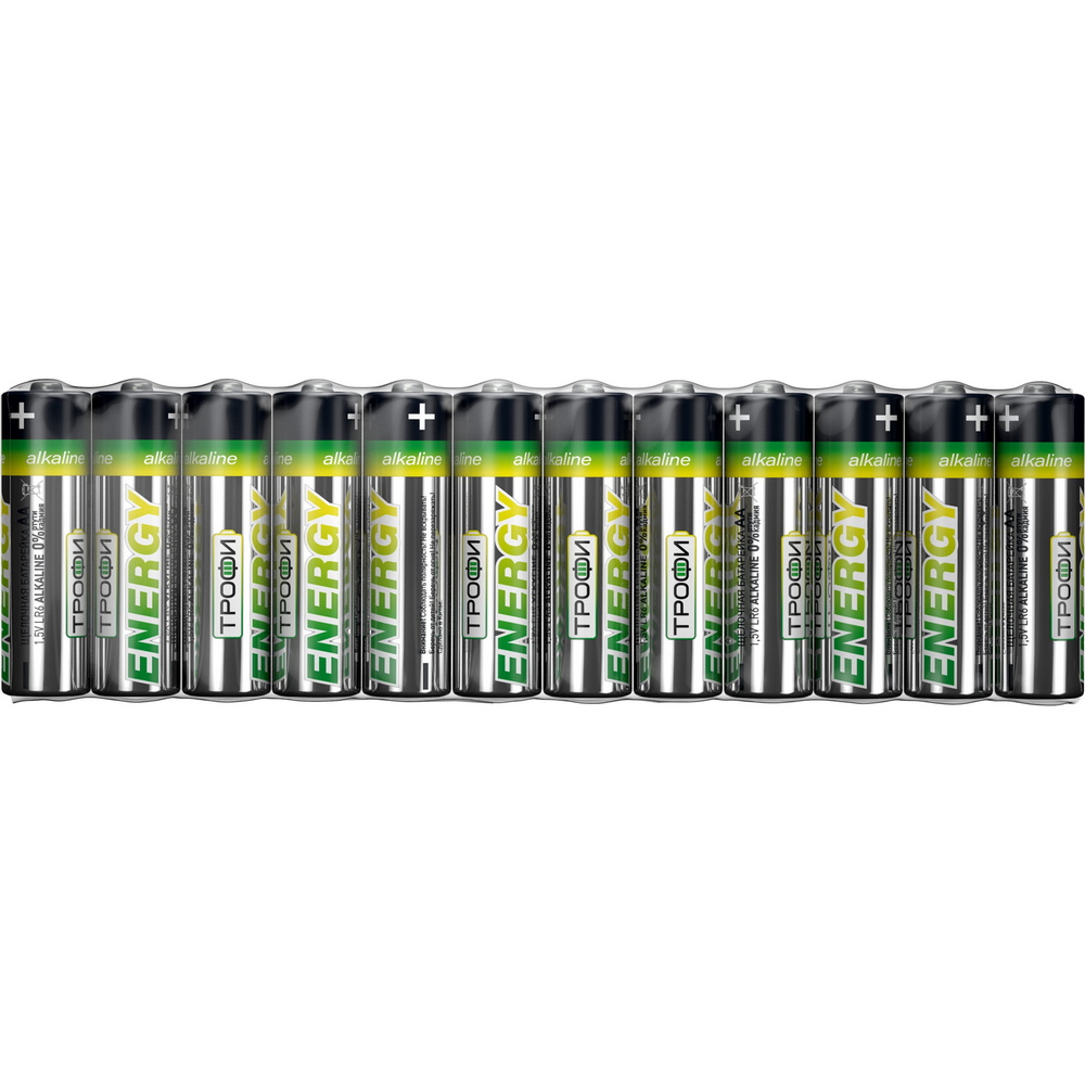 Батарейки Трофи LR6-12S ENERGY Alkaline (60/720/21600) Батарейки Трофи LR6-12S ENERGY Alkaline (60/720/21600)