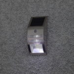 ЭРА Фасадный светильник Хром, на солнечной батарее, 3LED, 50lm (12/864)