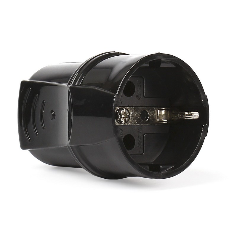 Штепсельное гнездо Smartbuy, с заземлением черное 16А 250В (SBE-16-S01-bz) Штепсельное гнездо Smartbuy, с заземлением черное 16А 250В (SBE-16-S01-bz)