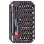 Отвертка с набором бит 66 шт., ст.CR-V, 64 биты, отв.,магн. кейс Smartbuy tools (SBT-SCBS-66P2)