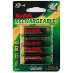 Аккумуляторы NiMH (никель-металлгидридные) Kodak HR6-4BL 2600mAh [KAAHR-4] (80/640/15360)