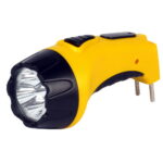 Аккумуляторный светодиодный фонарь 4 LED с прямой зарядкой Smartbuy, желтый (SBF-84-Y)/120