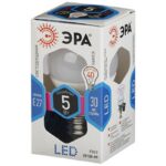 Лампочка светодиодная ЭРА STD LED P45-5W-840-E27 E27 / Е27 5Вт шар нейтральный белый свет