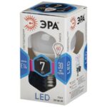 Лампочка светодиодная ЭРА STD LED P45-7W-840-E14 E14 / Е14 7Вт шар нейтральный белый свет