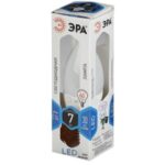 Лампочка светодиодная ЭРА STD LED BXS-7W-840-E14 E14 / Е14 7Вт свеча на ветру нейтральный белый свет